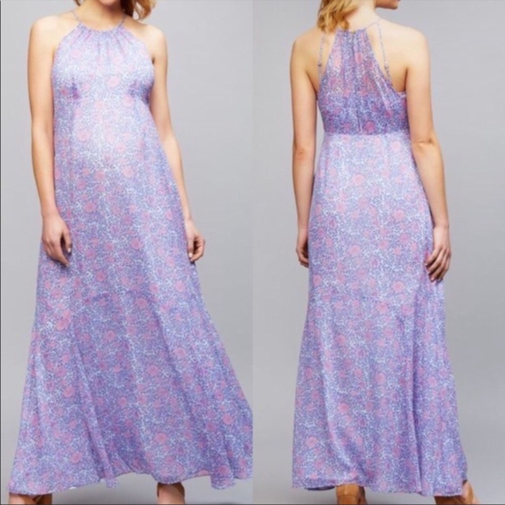 A Pea in the Pod Floral Maxi Dress - Maternity S